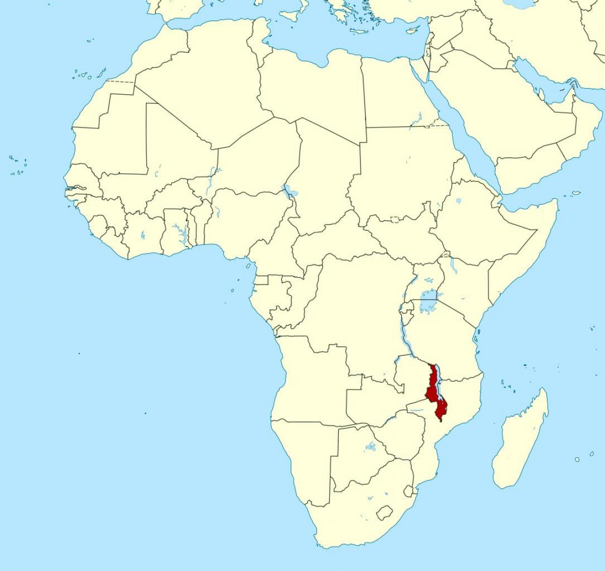 térkép Malawi térkép afrika